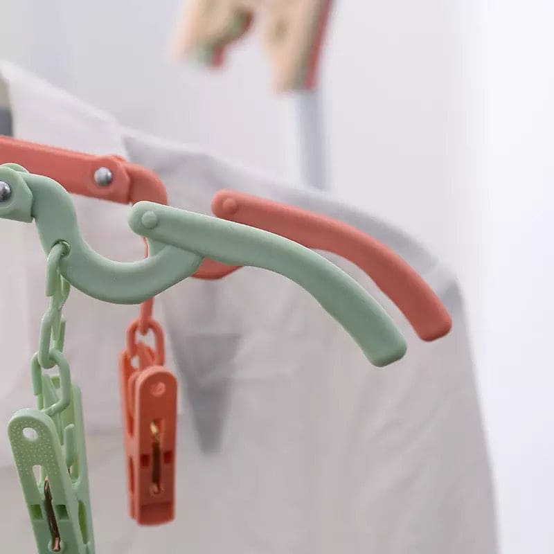 Multi Fold Travel Hanger, Portable Outdoor Non-Slip Hanger, Clothespin Towel Sock Storage Organizer, Clothes Hanger with Clips, Portable Plastic Display Hangers, Coats Hanger, Folding Clothing Organizer Multi Fold Travel Hanger, Portable Outdoor Non-Slip Hanger, Clothespin Towel Sock Storage Organizer, Clothes Hanger with Clips, Portable Plastic Display Hangers, Coats Hanger, Folding Clothing Organizer
